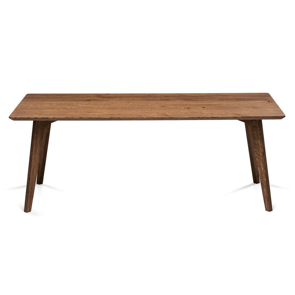 Aurora Extendable Oak Dining Table in Chocolate Oak by S10Home