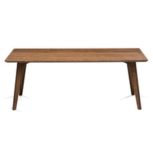 Aurora Extendable Oak Dining Table in Chocolate Oak by S10Home
