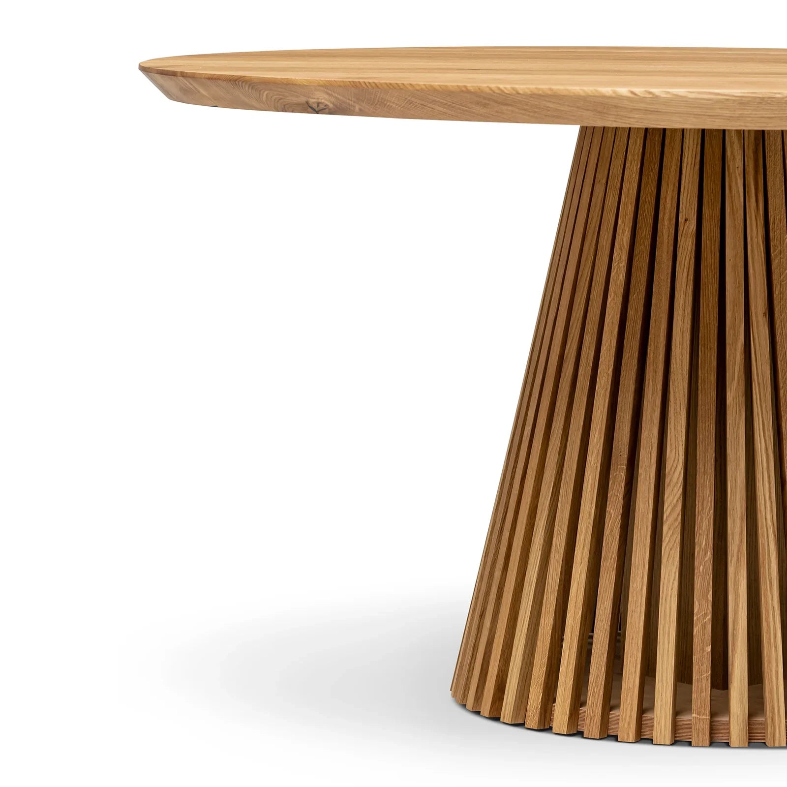 Vivien Round Oak Dining Table Extendable - S10Home